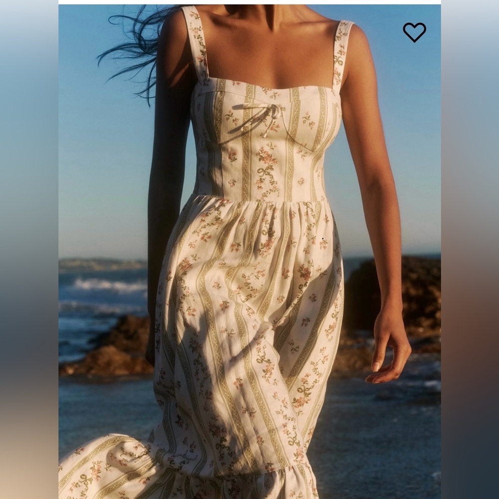 Reformation Maegan Dress in the color Heath.  Beautiful Dress